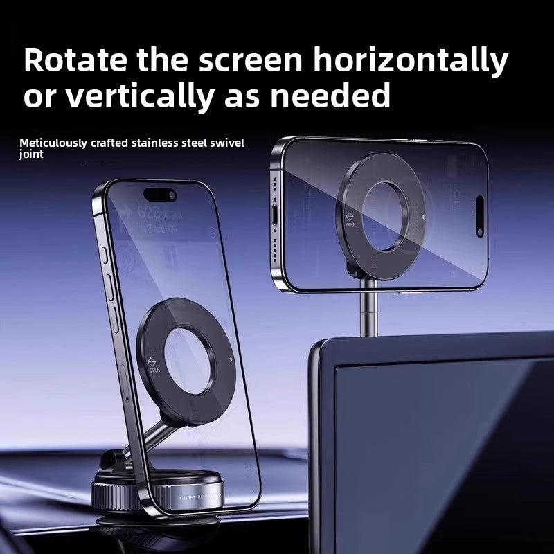 Magnetic Car Phone Holder with Suction Base