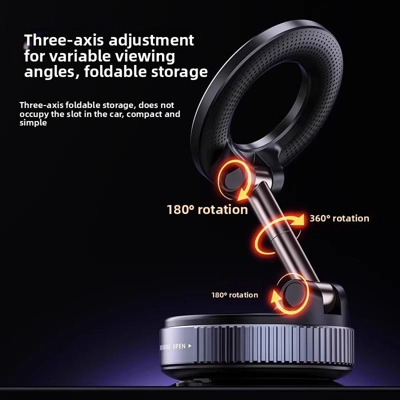 Magnetic Car Phone Holder with Suction Base